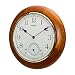 Produktbild Seiko Wanduhr braun Holz (Eiche) Schleichende Sekunde QXA432B