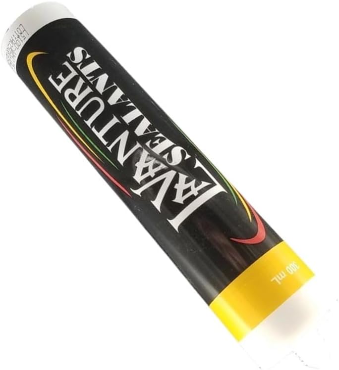 LaVanture RTV Silicone Sealant Acetoxy Silicone White 10 oz LS100W