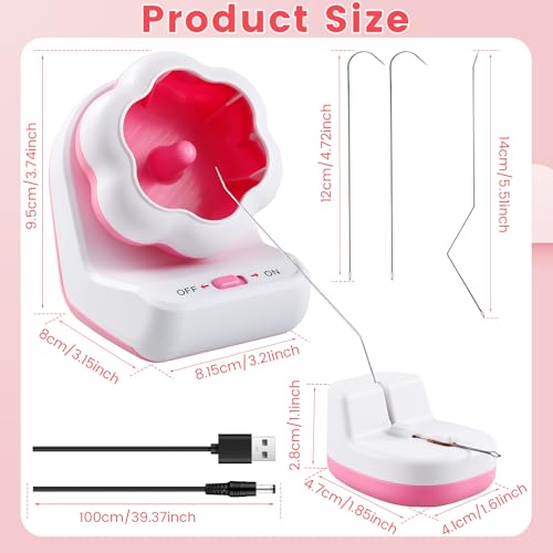 image for Fizocosisto Electric Bead Spinner with Base,Automatically Clay Bead Sp