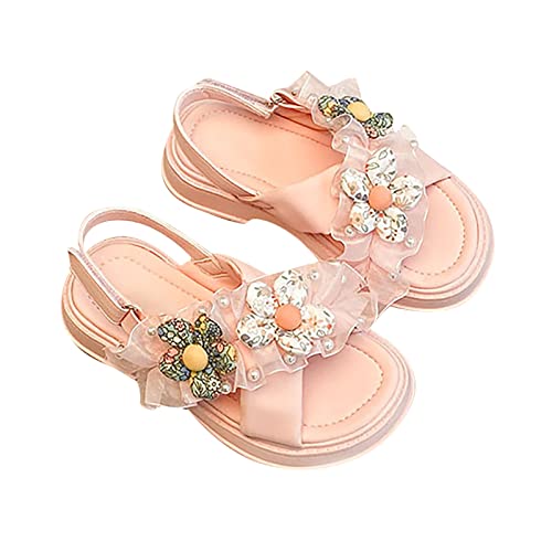 Girls Sandals Kids Girls Sandals Casual Open Toe Light Weight Adjustable Straps Summer 7 Toddler Girls Sandals - Main Image