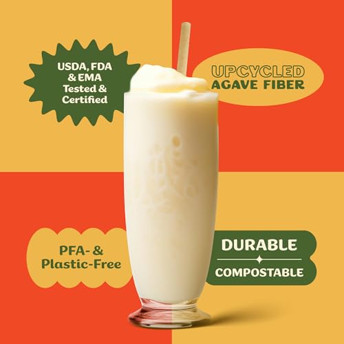Agave Smoothie Straws - 100 unidades miniatura 3