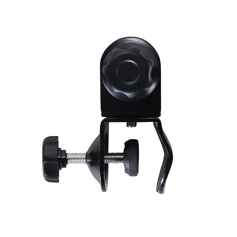 Universal Multifunction Dual C-Clamp, Paired with NextLED NT-7728 NT-7647-F Magnetic BBQ Gooseneck Grill Light, For Handle and Stainless Surface, Compatible for Weber, Traeger, Green Egg Grills