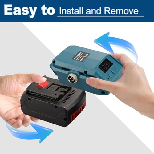 Battery Soldering Iron Set for Bosch 18V GBA Battery, Soldering Iron Stand Work for Bosch 18 V Battery, 60 W LCD Adjustable Temperature 180-480 °C Cordless Soldering Iron with 50 g Soldering Wire 3 Battery Soldering Iron Set for Bosch 18V GBA Battery, Soldering Iron Stand Work for Bosch 18 V Battery, 60 W LCD Adjustable Temperature 180-480 °C Cordless Soldering Iron with 50 g Soldering Wire - Image 3