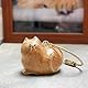 Zengjunwei Katzenhaar-Schlüsselanhänger, Cat Hair Memorial Capsules Schlüsselbund, Transparente Katzenhaarspeicherbox, Pet Haar Erinnerungsbox Zum Aufsammeln Tierhaaren (A)