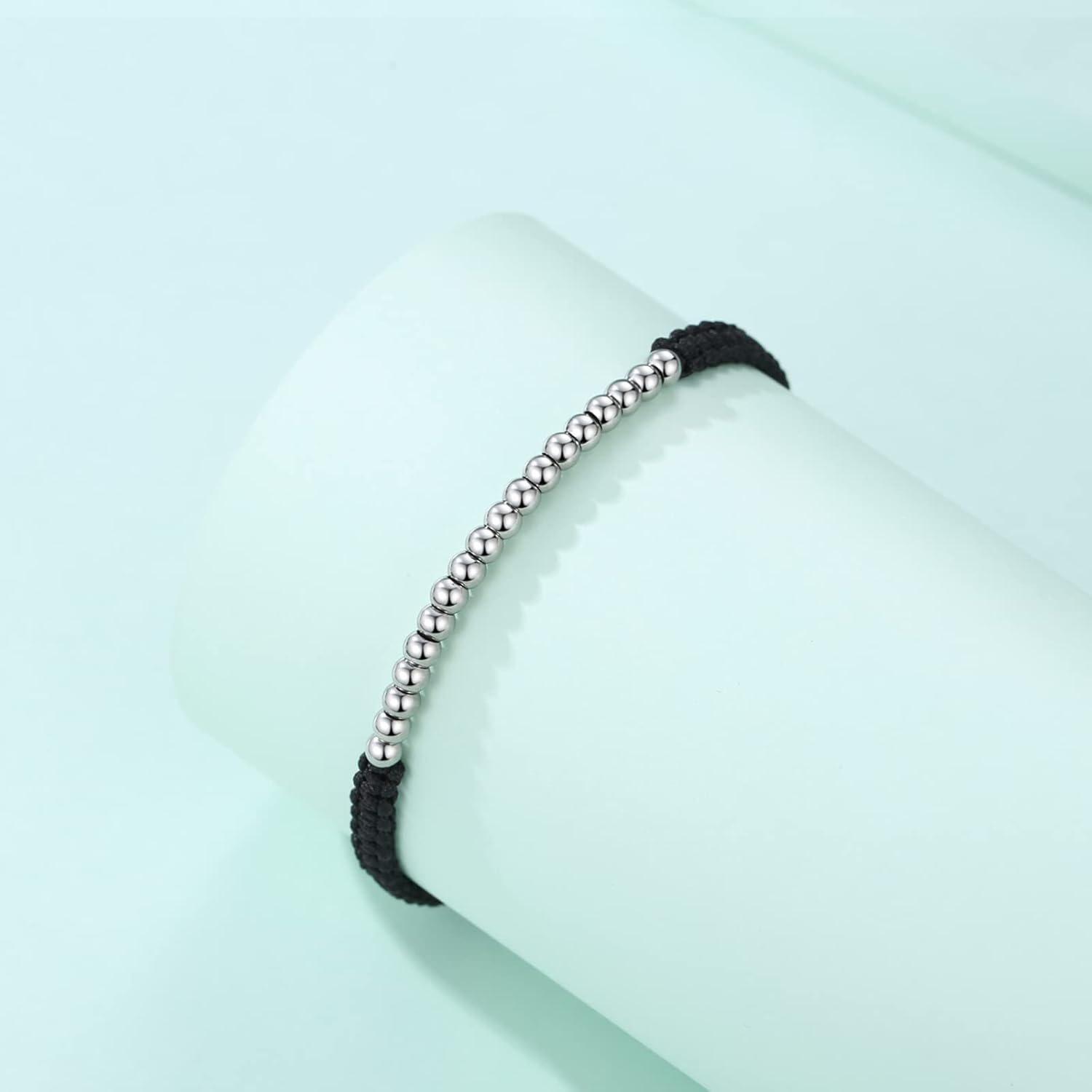 JAYUMO 2 Pcs Matching Couples Bracelets for Men Women Red Black Mix Infinity Love Lucky Bracelet Tibetan Lucky Amulet Knot Bracelet Woven Thread String for Friend and Peace and Protection - Image 4