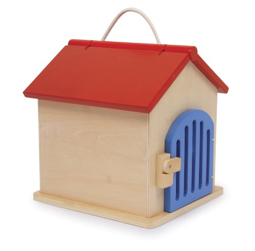 Small Foot Solide Hundehütte aus Holz mit Zwei Weichen Hundebabys, inkl. Fressnapfsmall Foot Company 6115 Solide Hundehütte aus Holz mit Zwei Weichen Hundebabys, inkl. Fressnapf, Kamm, Knochen