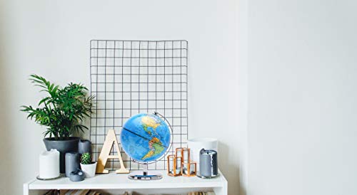 Exerz 8" World Globe Political Map - Educational Geographic Globe - Stainless Steel Arc And Base #TOP6