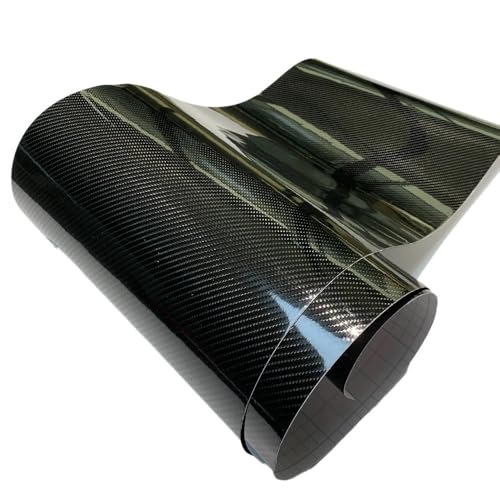 Vinilo para coche fibra de carbono 6D con acabado brillante y relieve realista