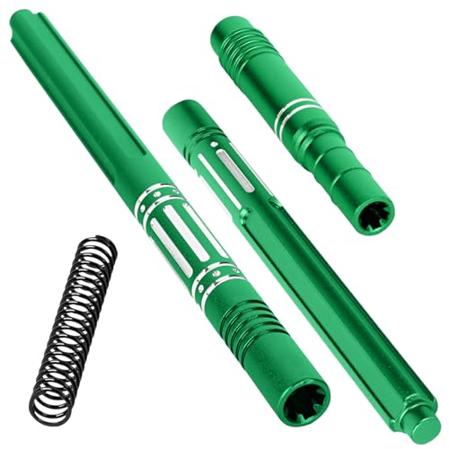 BRCatWPark RC Centor Driveshaft Axles Upgrades Part for 1/10 Granite Senton Vorteks 3S BLX(Mega550),Big Rock 3S BLX,1/8 Typhon Infraction 3S BLX(Mega550),Alloy Drive Shaft CVD Hop-Up,Green