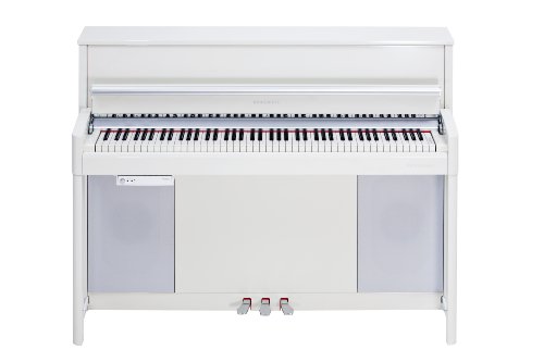 Kurzweil CUP2 PW Piano numérique meuble Blanc perlé - Les Beatles, Paul McCartney, John Lennon, RIngo Starr, George Harrison Kurzweil CUP2 PW Piano numérique meuble Blanc perlé