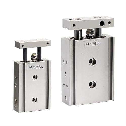 Vérin pneumatique double effet CXSM32-30 compact à double tige guidée