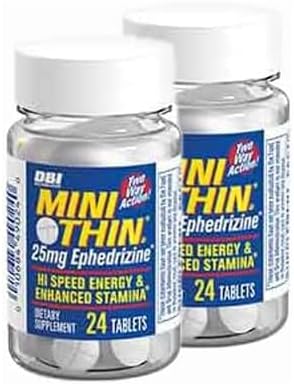 ECO MiniThin - Two-Way 25mg Ephedrizine 24ct Bottles - 2-Pack