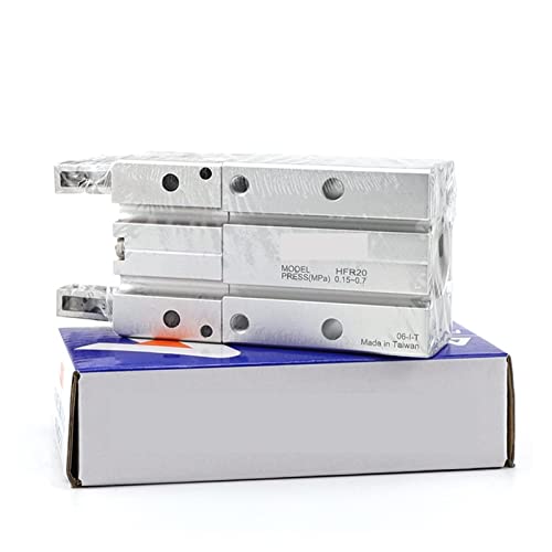 Cylindre pneumatique double action HFR25 en alliage d'aluminium léger et résistant - 4