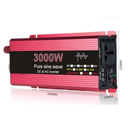 Onduleur 3000W camping convertisseur voiture pour portable - 3