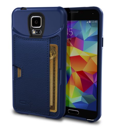 Smartish® Samsung Galaxy S5 Wallet Case - Q Card Case (CM4) - Midnight Blue
