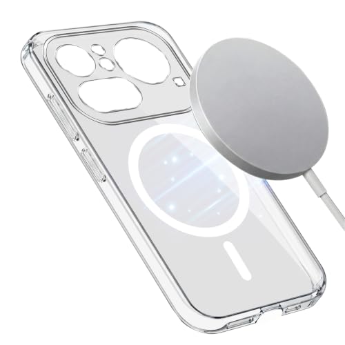 Image of Jkobi Lifetime Anti-Yellow MagSafe Compatible Clear Back Cover Case for Nothing Phone 4A Pro 5G (Sleek Hard Crystal | Shockproof and Camera Protection)