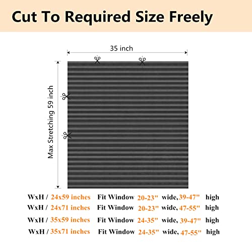 Window Blinds Cordless Blackout No Drill Cut To Size Clip On Stick On Self Adhesive Temporary Blinds Pleated Paper Blinds For Windows Doors Shades For Home Nursery Bedroom Kitchen Bathroom #TOP5