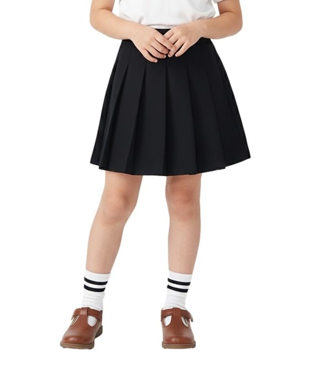 Falda plisada de niña en verde cazador confección clásica premium