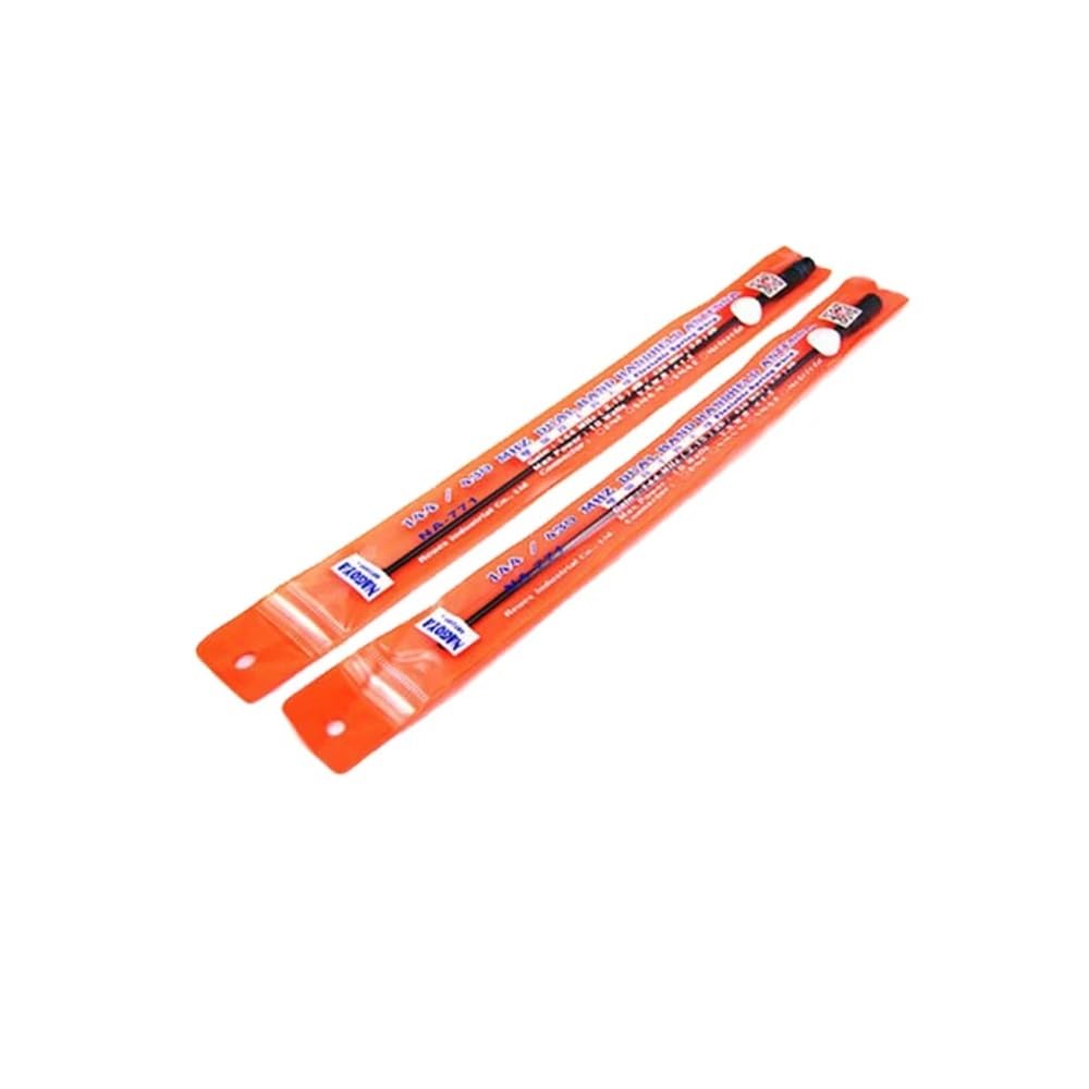 Convient for Nagoya SMA Femelle SMA-F Double Large Bande antenne Flexible VHF/UHF 144/430 MHz Radio bidirectionnelle adaptée for BAOFENG UV-5R BF-888S UV-82, etc.(SMA Famale 2 pcs)