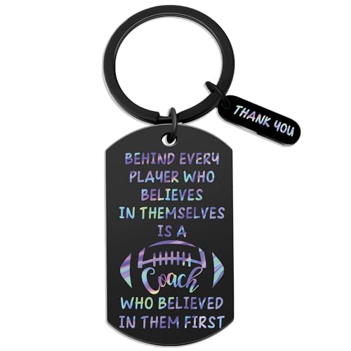 Coach Keychain Gift for Men Women Sports Team Celebration