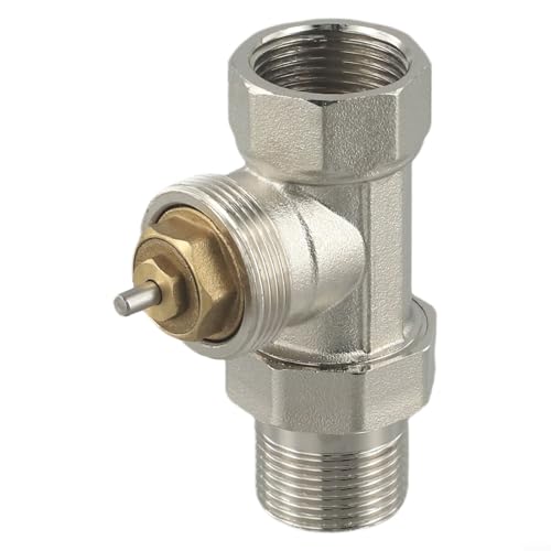 TDCuizent Válvula de regulación termostática de latón sin cabeza M30 x 1,5 mm rosca control de temperatura válvula de radiador antioxidante autorregulable accesorio de fontanería para sistemas de