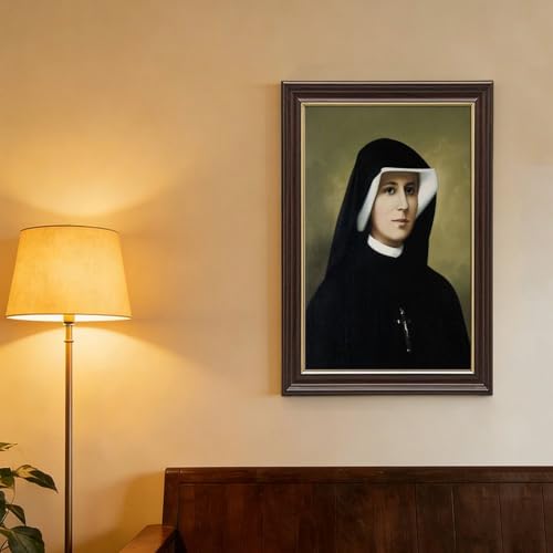 Toile Saint Faustine portrait décoration murale cadre suspendre - 4