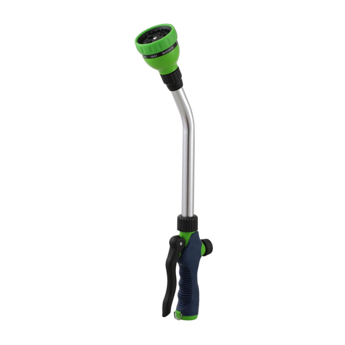 Boquilla de manguera de alta presión en metal y ABS con cuello largo ergonómico