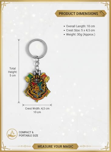 Image of Fashion fusion Harry Potter Rotating Metal Keychain for Car & Bike | Metallic Rotating Unique Keychain Keyring for Gifting