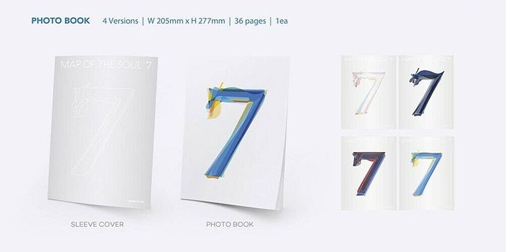 K-pop Album BTS Map Of The Soul 7 Version 03 Complete Album Set