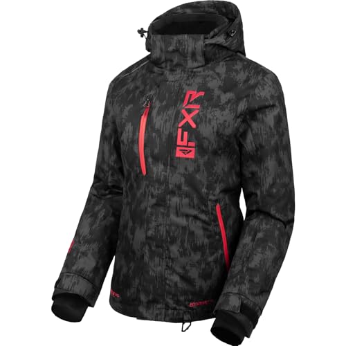FXR Women's Fresh Jacket 2025 (Asphalt Fiber/Razz - 16)