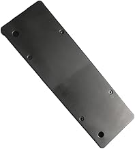 Soporte de matrícula Riloer para Placa de matrícula Delantera, Color Negro, Compatible con BMW Serie 5 F10 F18 2011-2013 51117372118