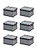 Produktbild 6x Profi Faltbox 40 x 30 x 22 mit Deckel inkl. Zollstock * 6er Set