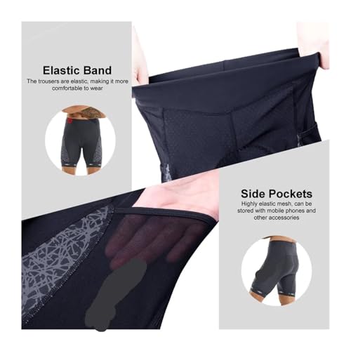 Pantalones Cortos Biker para Ciclismo con Bolsillos miniatura 5