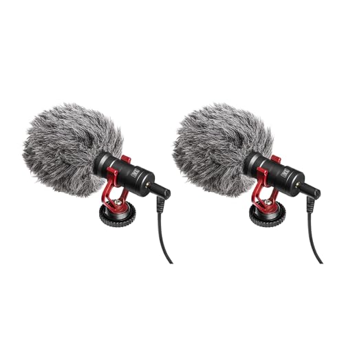 MX mic for YouTube Condenser Microphone Karaoke Condenser Podcast mic Shotgun Camera Mini Wireless Camera mic for Recording Audio MX-MM1-PACK of 2 MX mic for YouTube Condenser Microphone Karaoke Condenser Podcast mic Shotgun Camera Mini Wireless Camera mic for Recording Audio MX-MM1-PACK of 2