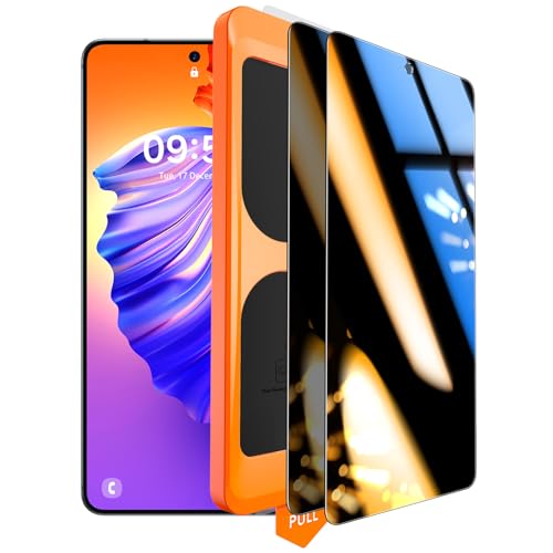 TOCOL Verre Trempé Anti Espion pour Samsung Galaxy S26 Ultra, Véritable Anti-Espion à 25°, Dépoussiérage Automatique, Sans Bulles, Dureté 9H, Coques de...