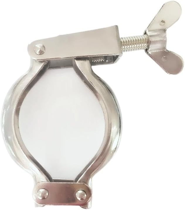 4" Tri Clamp 304 Stainless Steel Sanitary Fitting 119mm Ferrule OD Fit 102mm Pipe OD for Homebrew Beer