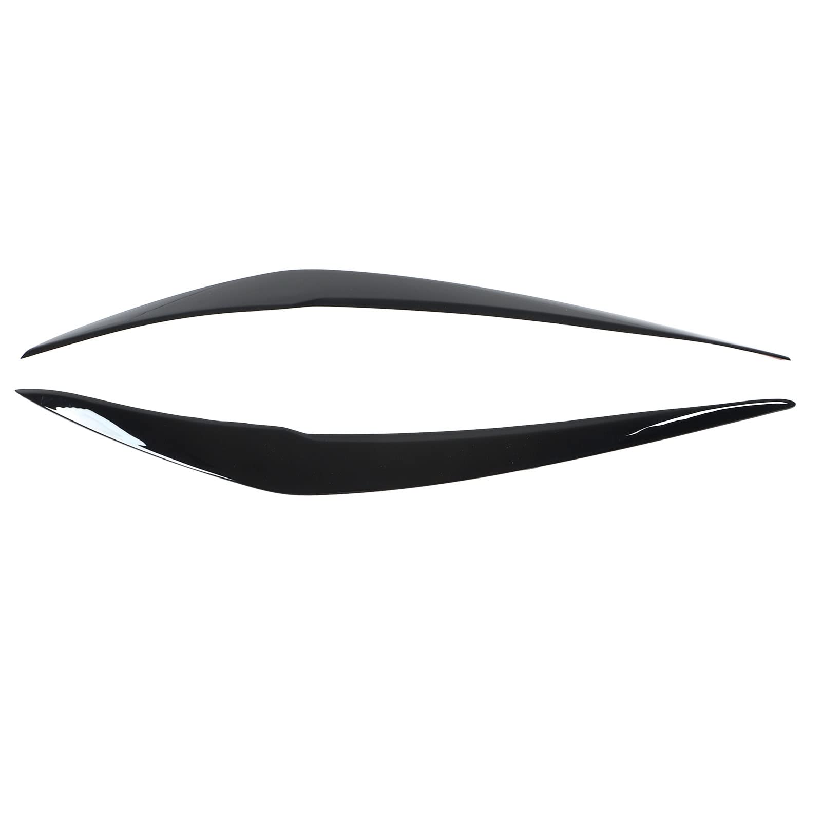 2 Pezzi Faro Sopracciglia Nero Lucido Trim, Sinistra Destra Palpebra Trim per 1 Serie F20 F21 Facelift