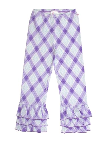 Image of RuffleButts Baby /Toddler Girls Stretchy Flare Pants w /Ruffles