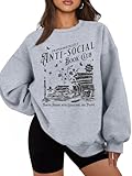 Teacher Shirt: Size-S-US(4-6), M-US(8-10), L-US(12-14), XL-US(16),XXL-US(18-20). Cozy up in this anti social book club sweatshirt—crafted from a soft 50/50 cotton-poly blend, it's perfect for any book lover, teacher, or librarian looking for comfy, c...