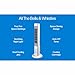 Arctic Air Tower+ Indoor Evaporative Cooler with Oscillating and Quiet Fan Function, Auto-Off Timer, 4 Fan Speeds, LED Night Light, 16-Hour Cooling, Fan for Bedroom, Living Room, Office & More,White