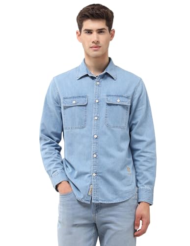 Image of U.s. Polo assn. Denim co. Men's Twill Relaxed fit Shirt