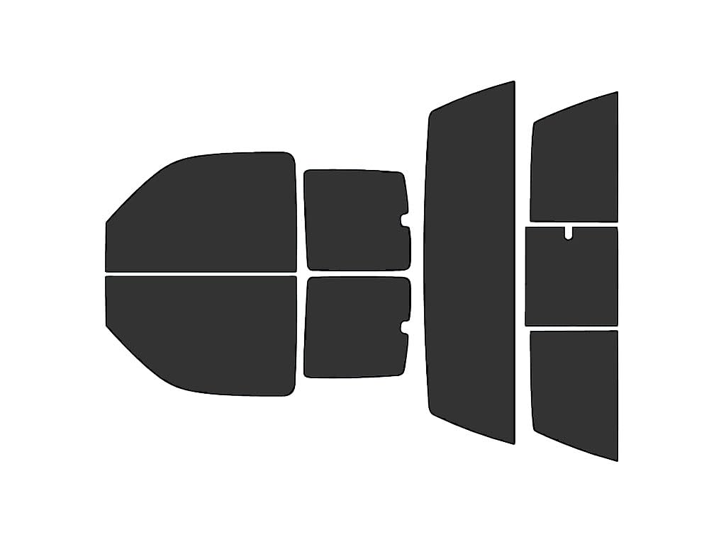 Rvinyl Window Tint Kit Compatible with Chevrolet Silverado 2000-2006 (2 Door) - Complete Precut Kit - 20%