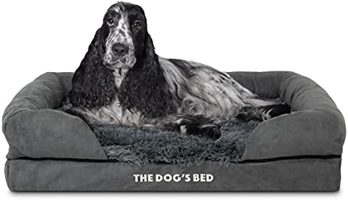The Dogs Bed Orthopaedic Dog Bed Heritage Collection XL Blue/Red Waterproof Memory Foam Dog Bed