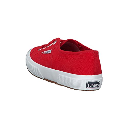 Image of Superga Unisex Cotu Classic Trainers Trainers, Red White, 10 UK