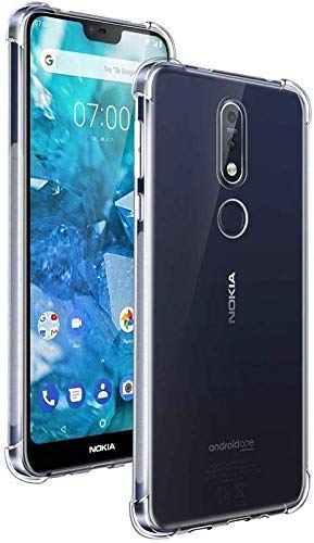 NPRC Soft Silicone Transparent Back Case Cover For Nokia X6