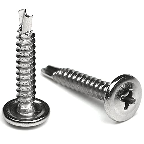 Pack 100 Tornillos Autorroscantes Acero Inoxidable #8 x 1 miniatura 1