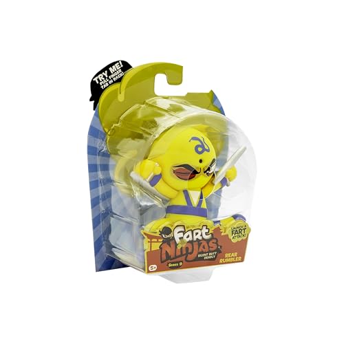 Fart Ninjas | Figuras de colección Rear Rumbler Series 9 | 10 Ruidos de Pets de un...
