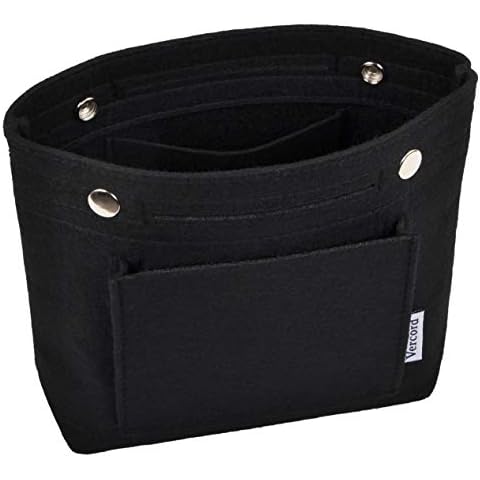 Vercord Mini Slim Small Felt Purse Organizer Insert Cover