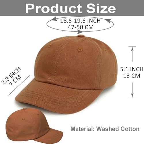 4 Pieces Toddler Baseball Hat Kid Baseball Cap Washed Cotton Adjustable Caps Hats for Boys Girls2