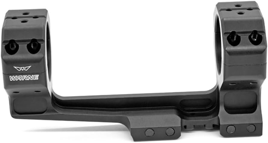 WARNE 7818M Precision Cantilever Mount 30mm, 1 PC, 7075/T6 Aluminum, 2 Integral Recoil Lugs, 2 inch Cantilever